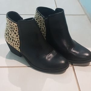 Cheetah print boots